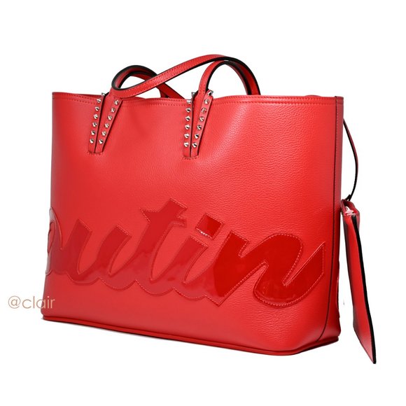 Christian Louboutin Cabata Patent Logo Leather Bag - Picture 2 of 10